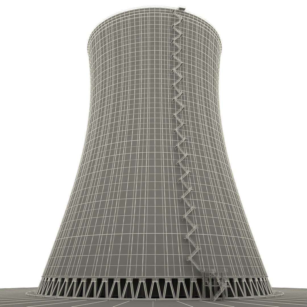 3d Model Cooling Tower