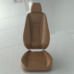 generic car seat 3d obj