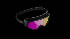 3D Traveling Goggle model