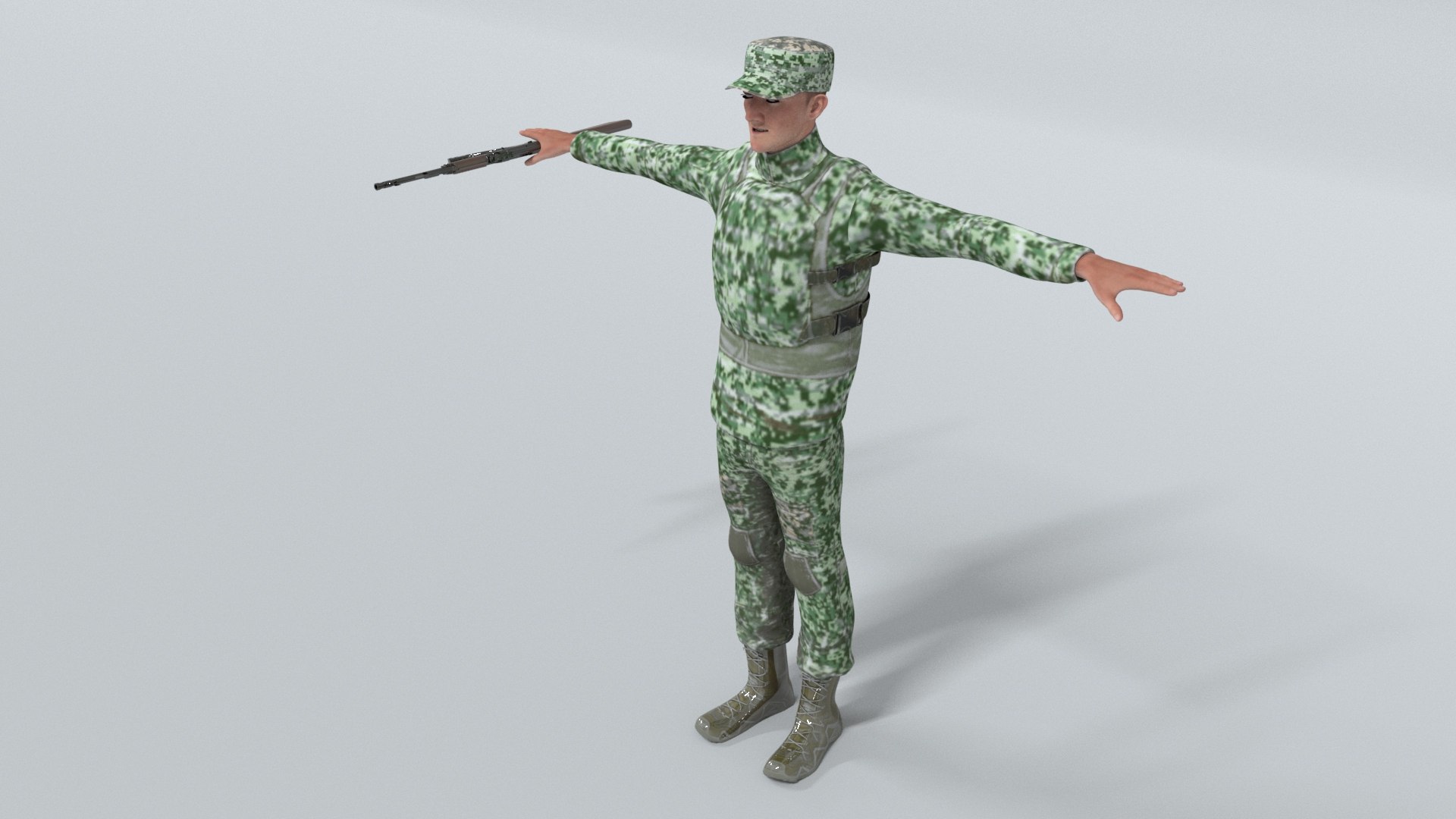 3D Laos Russian Mercenary Model - TurboSquid 2294676