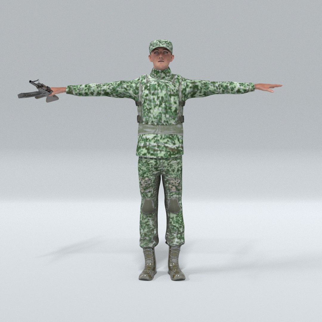 3D Laos Russian Mercenary Model - TurboSquid 2294676