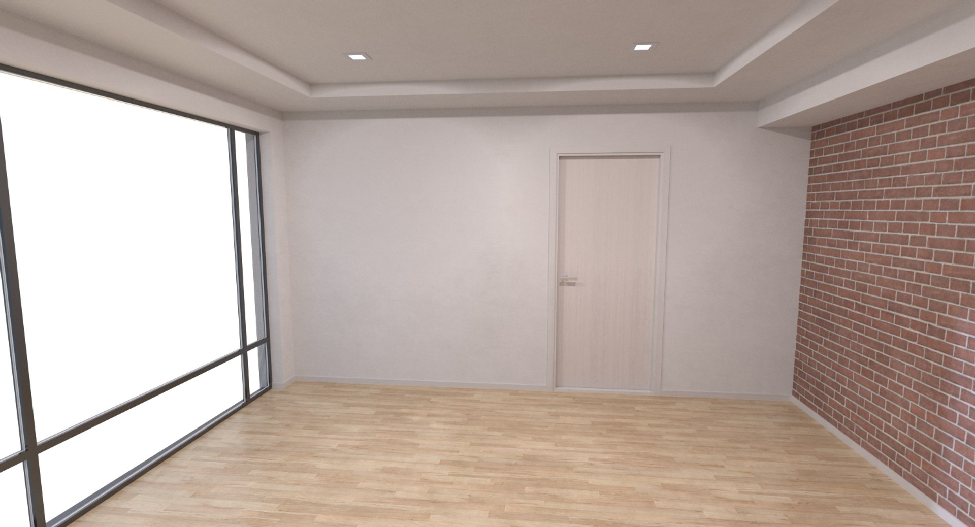 Base bedroom interior 1 model - TurboSquid 1190002