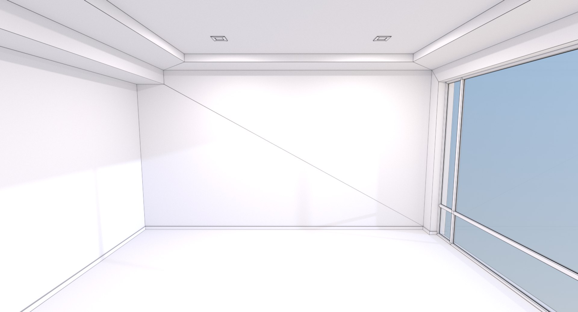Base bedroom interior 1 model - TurboSquid 1190002
