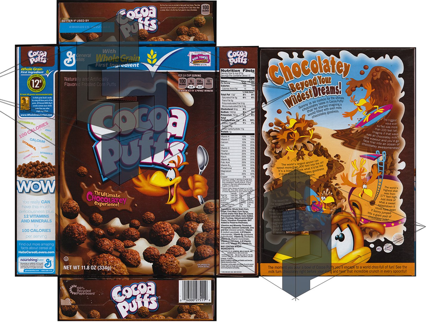 Cocoa Puffs 3d Model