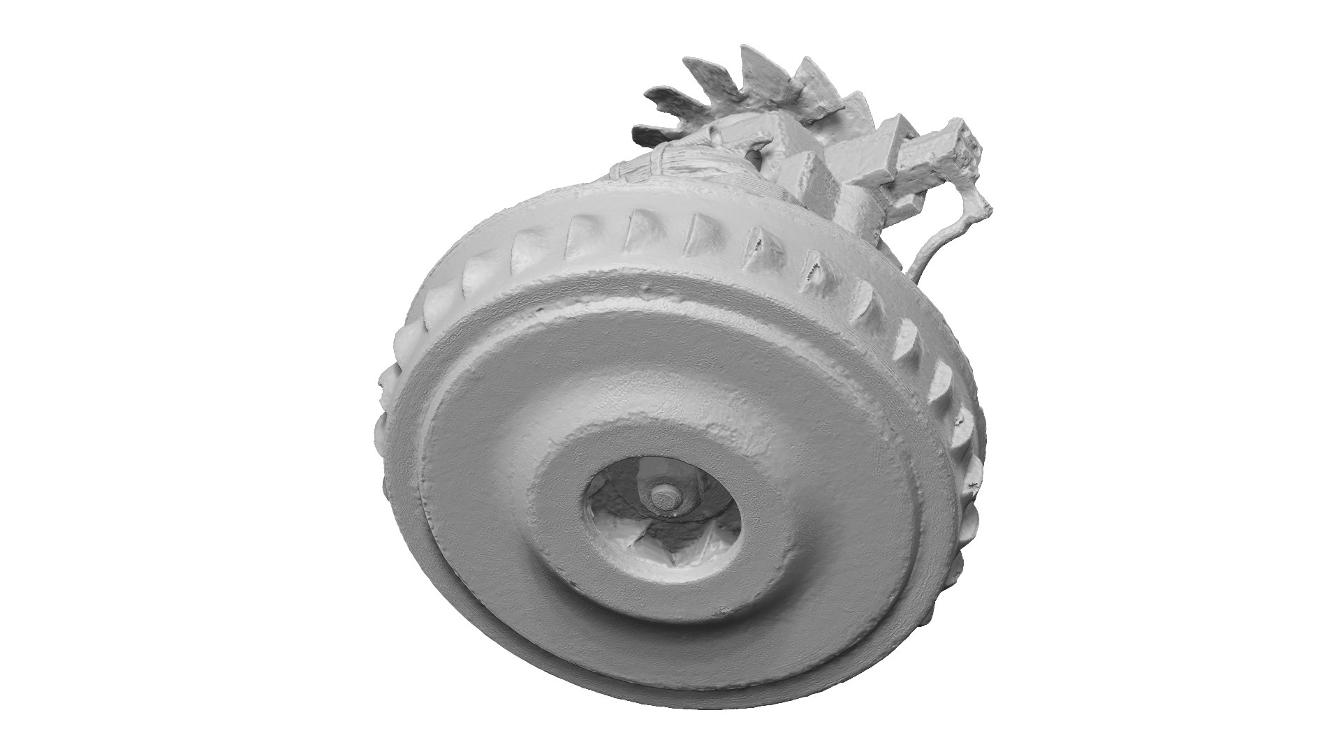 3D Model Old Rusty Fan Raw Scanned - TurboSquid 1812545