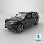Black Range Rover Sport 2023 3D model