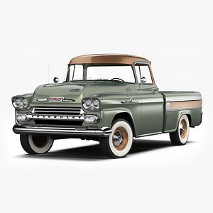 3D Chevrolet Apache Cameo 1958