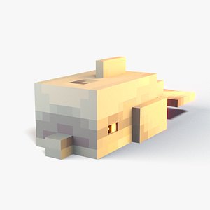 Minecraft Baby Dolphin 3D