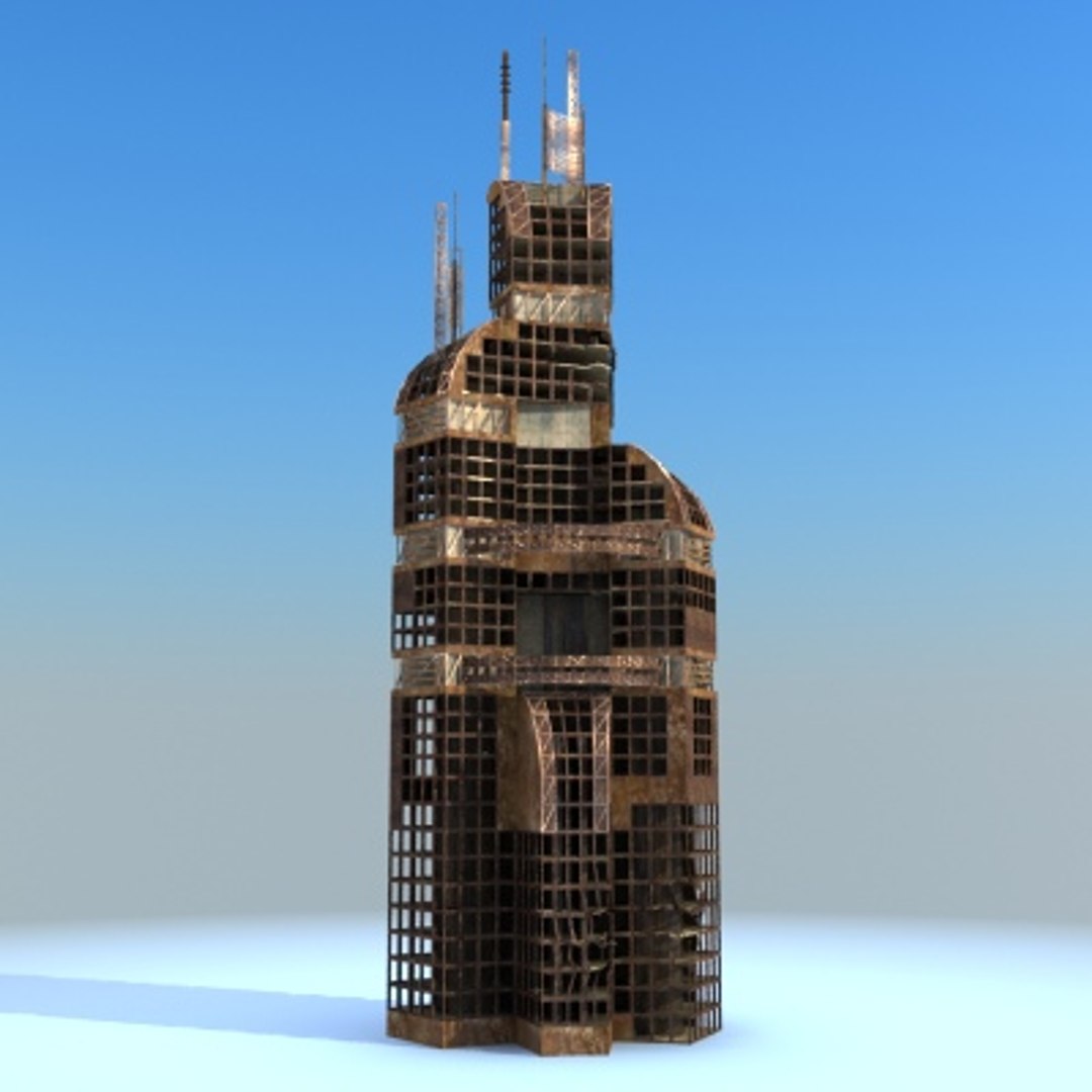Futuristic Sci Fi Building 3d Model