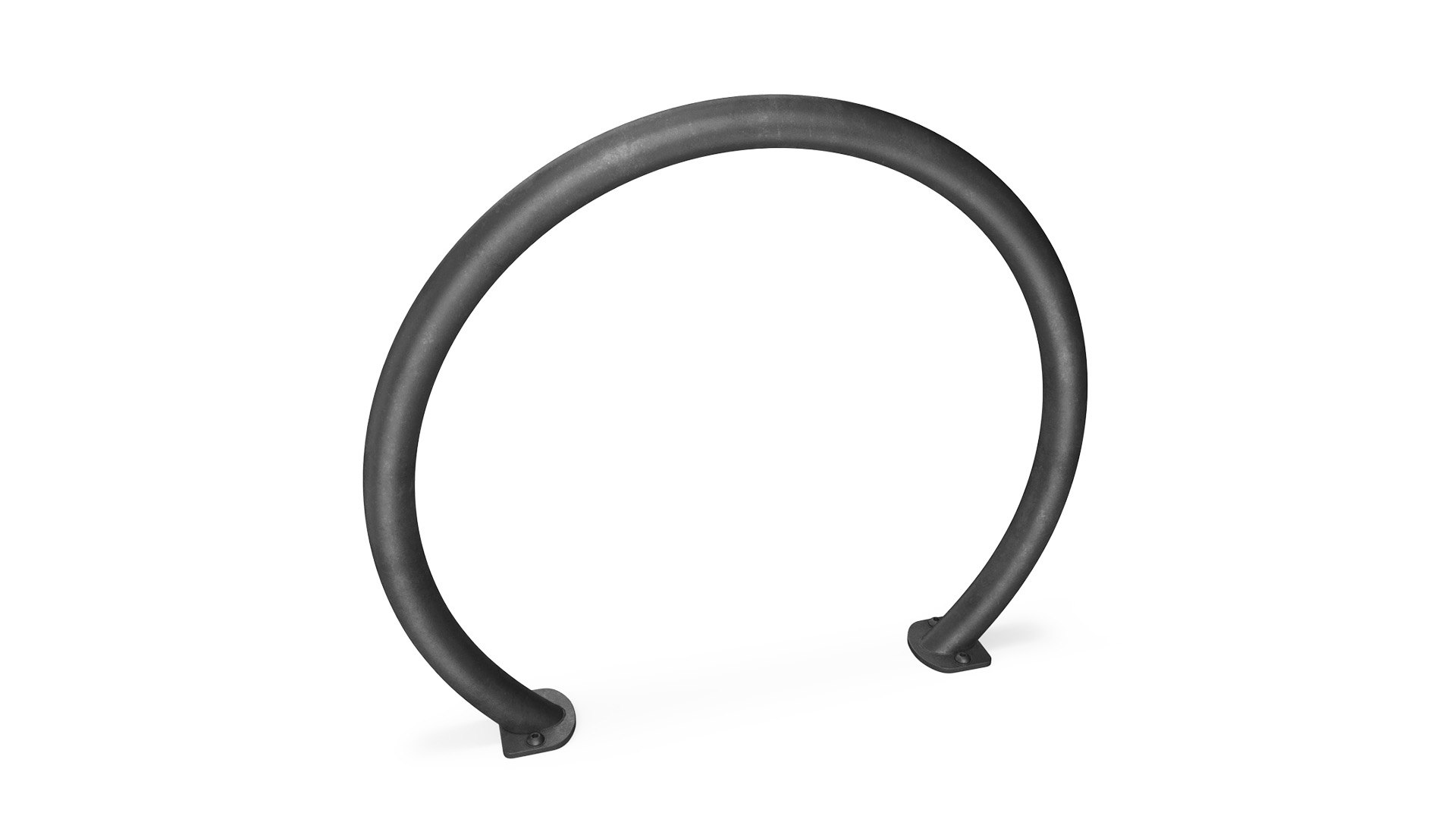 Bicycle Rack Circle Black 3D model preview