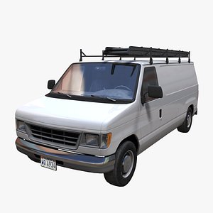 Generic utility van 3D model
