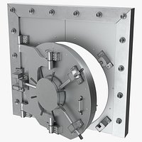 Round Bank Vault Door