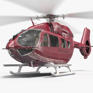 Eurocopter H145 Helicopter Rigged 3D model