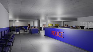 Police Station 3D model