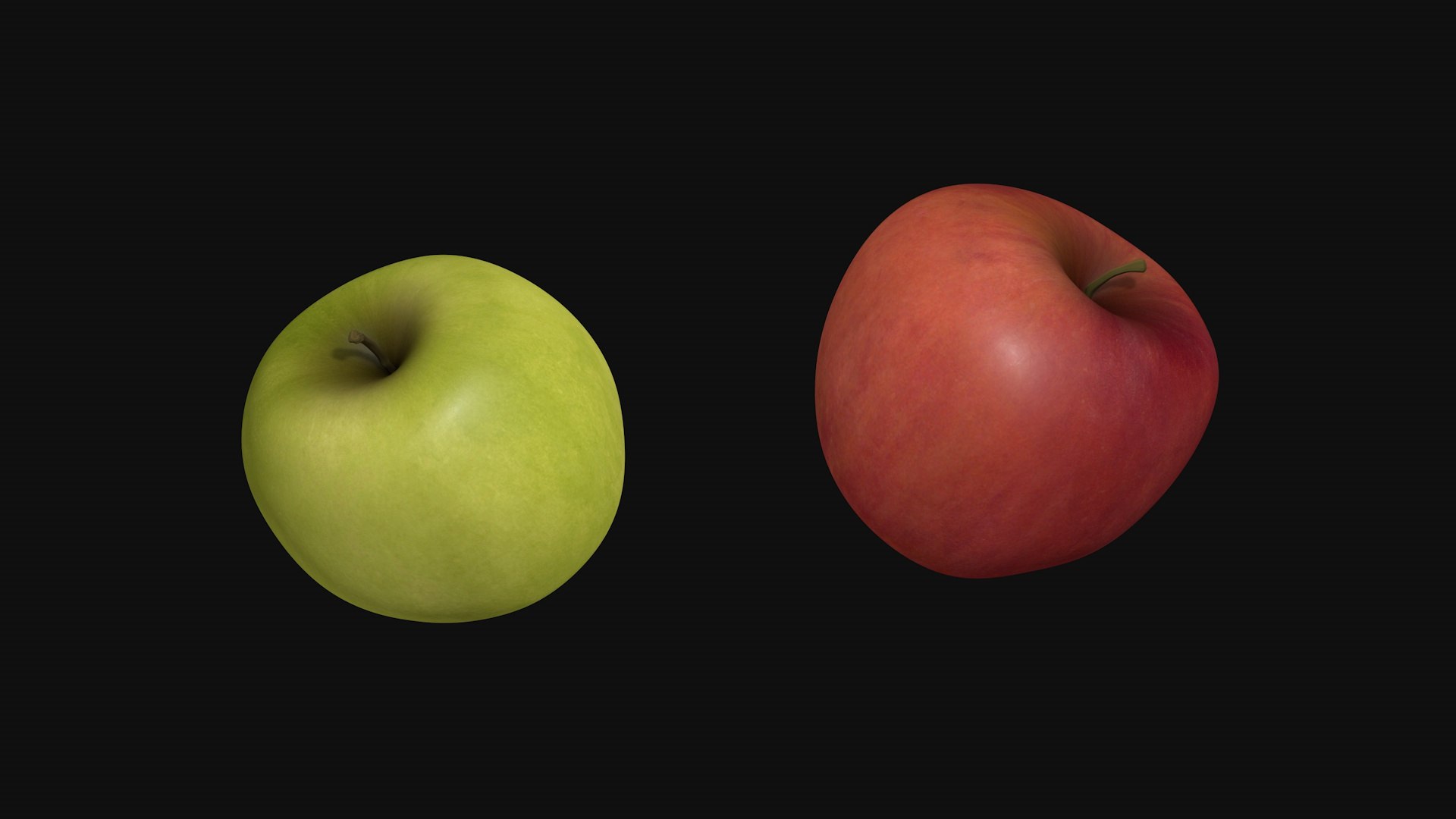 3D Green and red apple https://p.turbosquid.com/ts-thumb/zg/ysh1Zc/2H/greenandredapple/jpg/1736965093/1920x1080/fit_q87/52f1fe2c174262dbdedbd18083208b04e3654274/greenandredapple.jpg