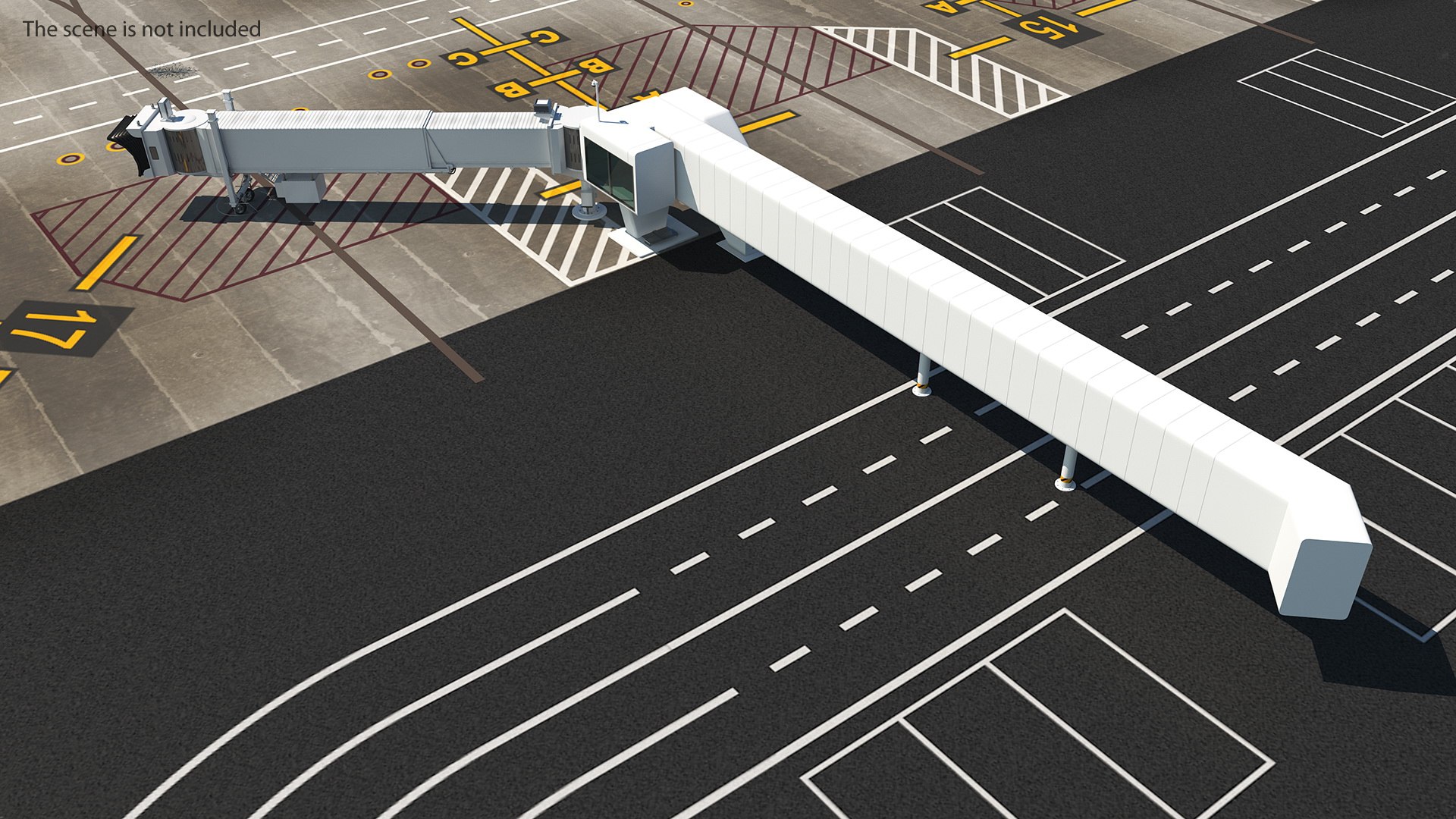 3D Airport Passenger Boarding Bridge Model - TurboSquid 1474060