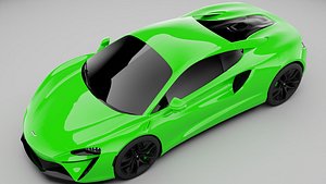 Mclaren Artura HQ Interior Exterior 3D model