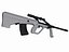 Steyr AUG gun_mid poly