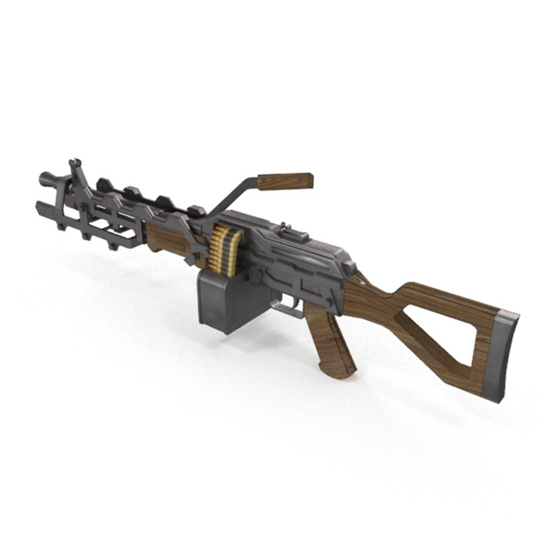 Heavy Machine Gun 3D Model - TurboSquid 1189760