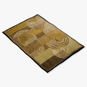 3d 3ds amara rug flat weave