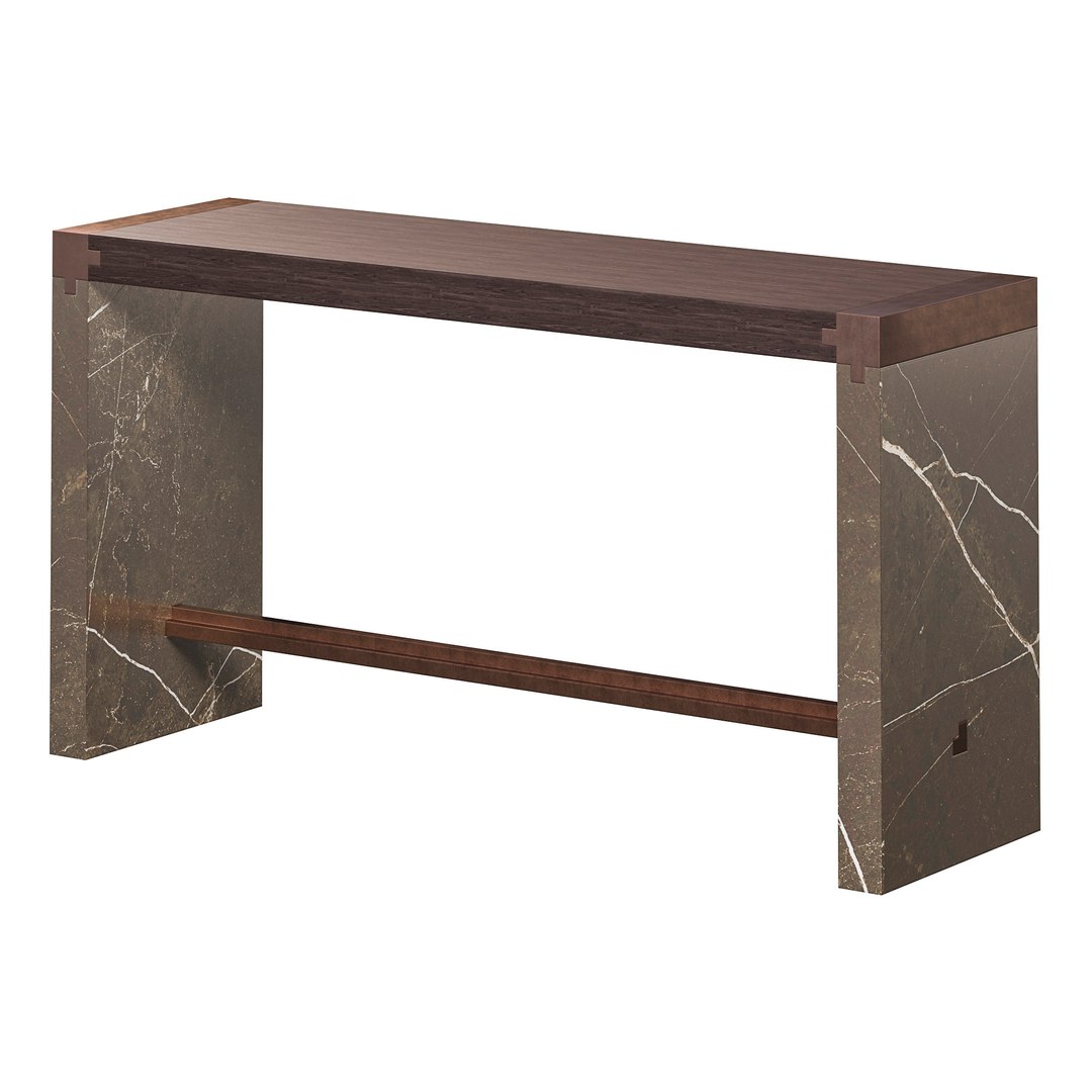 QUERINI CONSOLE By Baker Model - TurboSquid 1936787