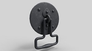 Door Handle Medieval M8 3D model