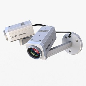 3dsmax retail security cameras -