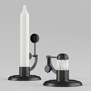 candle hay moment 3D model