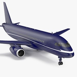 3D model Sukhoi Superjet 100