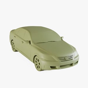 3D model Lexus LS 600h 2010