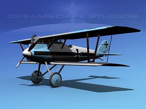 3d model of pfalz d iii diii