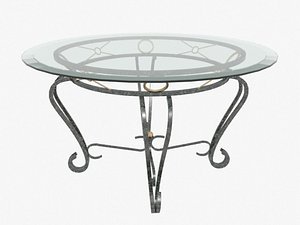 3d dining room table model