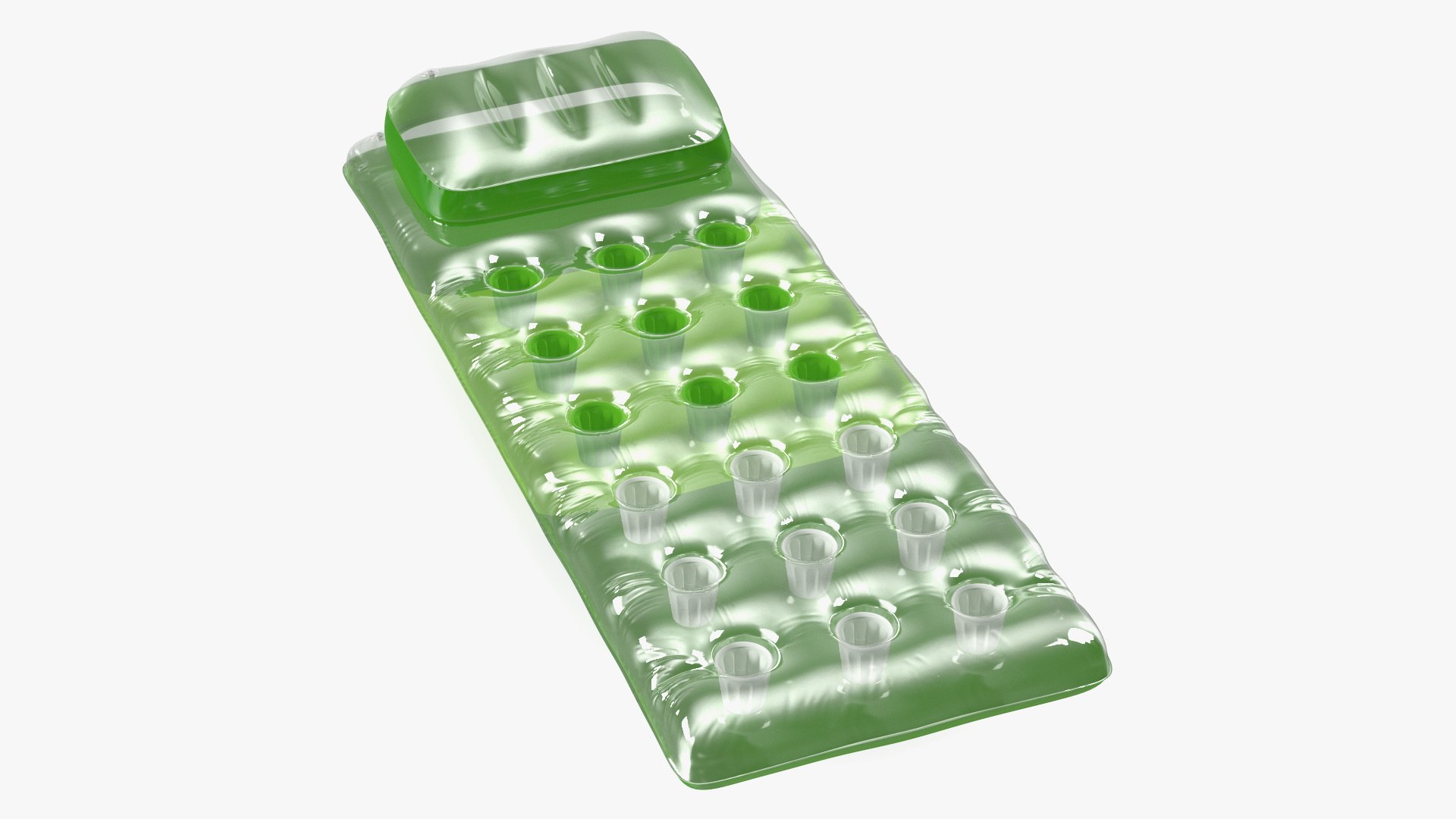 3D Inflatable Air Mattress Floating Raft model TurboSquid 2143581