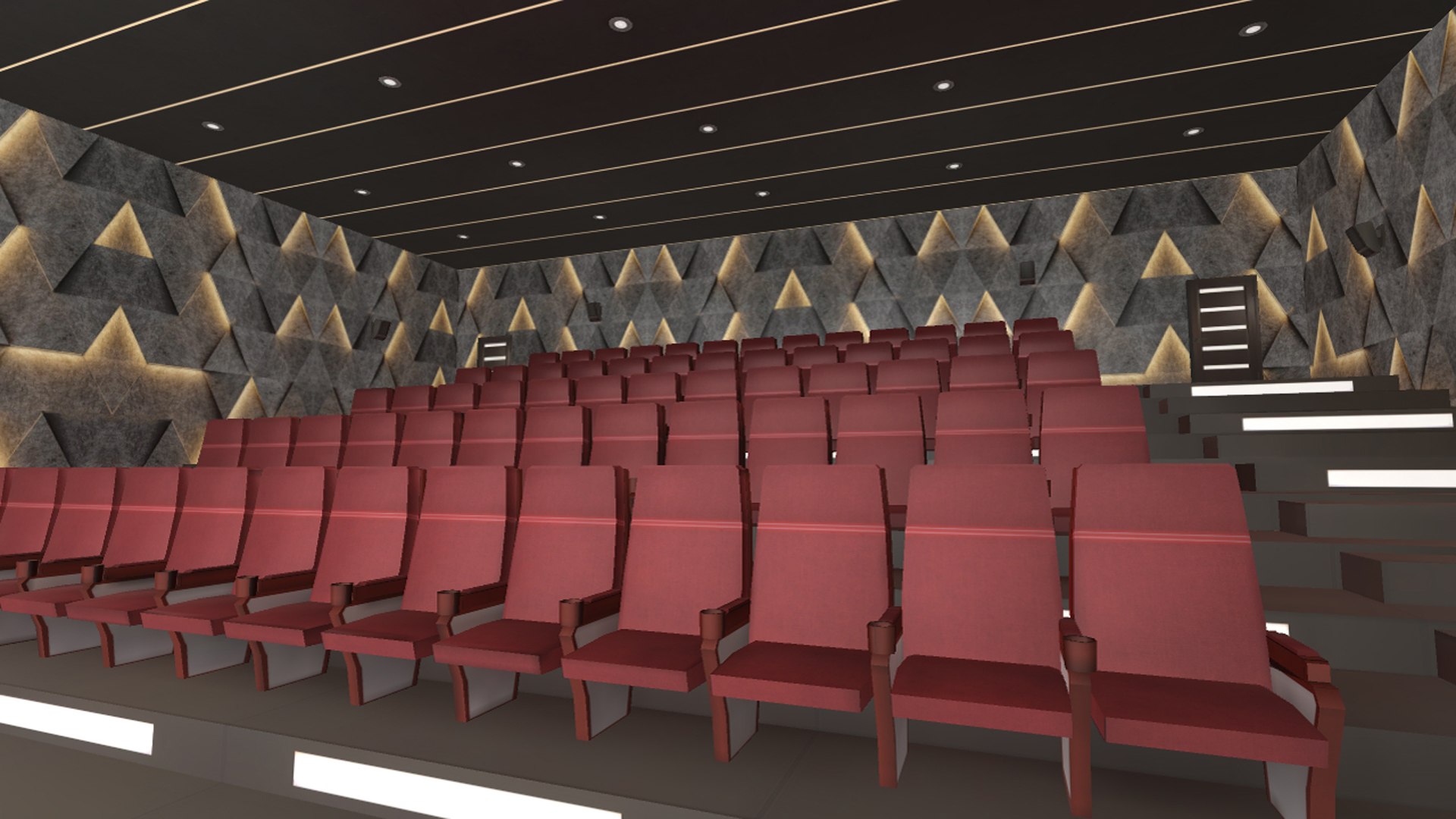 3D Modern Cinema Hall 01 - TurboSquid 1757313