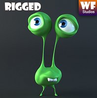 Cartoon Character - Alien