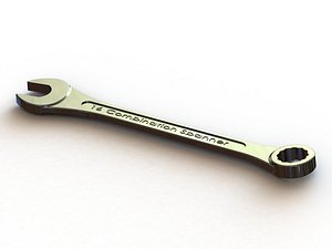 Metric Combination Spanner 16 mm 3D