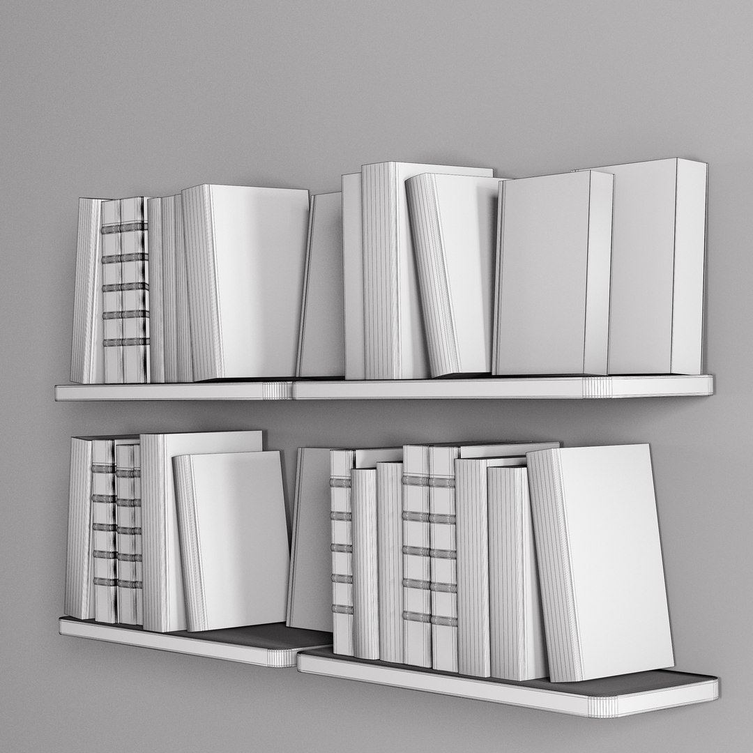 Classic Books Model - TurboSquid 2391743