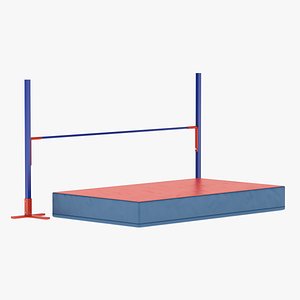 3D model Athletics High Jump Mat