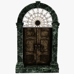 Gold door