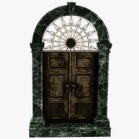 Gold door