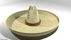 hat sombrero 3D model