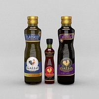Olive vinegar and chili Bottles Gallo