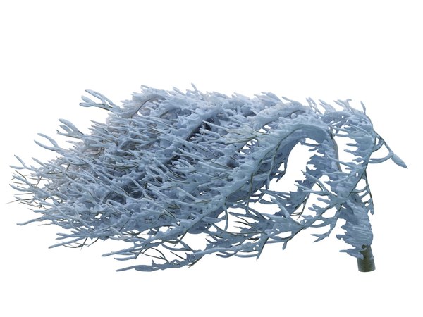 frozen tree hd 3d model