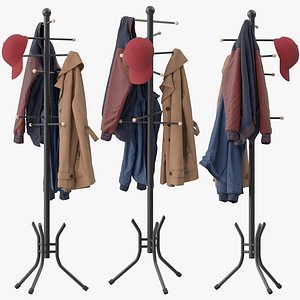 3D Coat Racks Freestanding