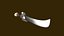 Stylized Heavy Two-Handed Curved Blade