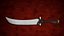 Stylized Heavy Two-Handed Curved Blade