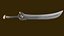 Stylized Heavy Two-Handed Curved Blade