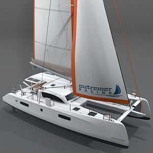 3D Catamaran Outremer 51 3D