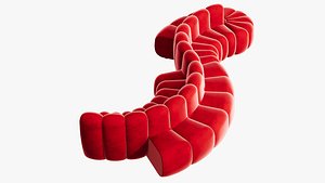 3D model Modular Sofa Jagger Dining