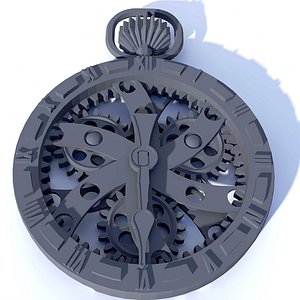 Steampunk Cosplay Pocket atch 3D Print Model
